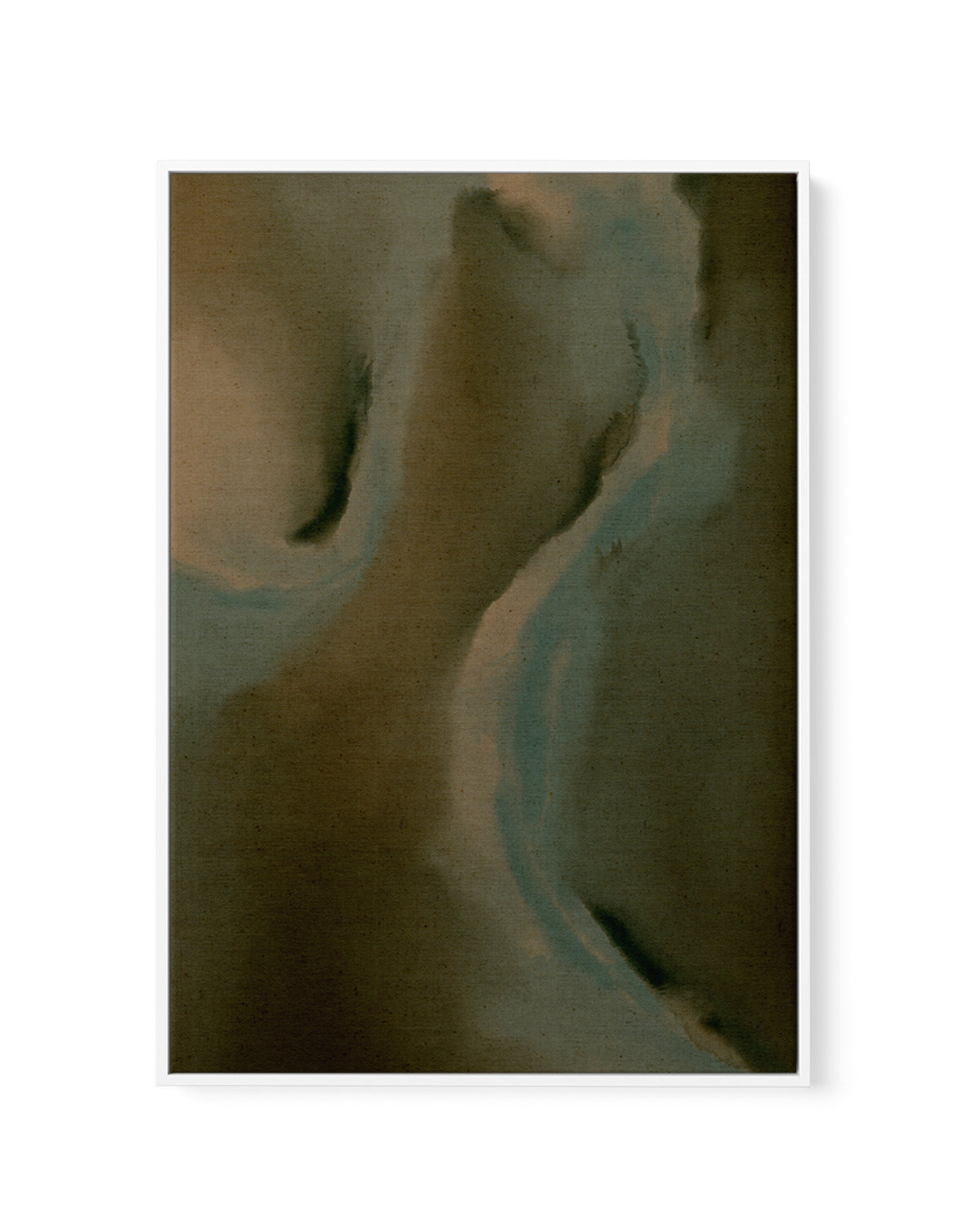 Wet Canvas 17 by Shatha Al Dafai | Framed Canvas Art Print