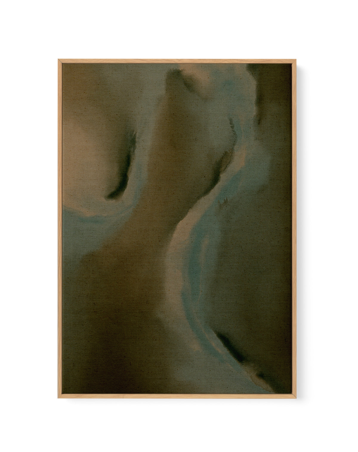 Wet Canvas 17 by Shatha Al Dafai | Framed Canvas Art Print