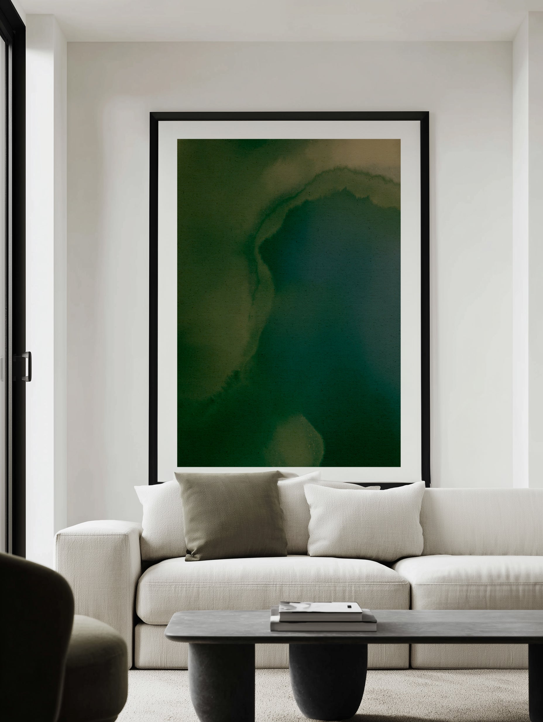 Wet Canvas 18 by Shatha Al Dafai | Art Print