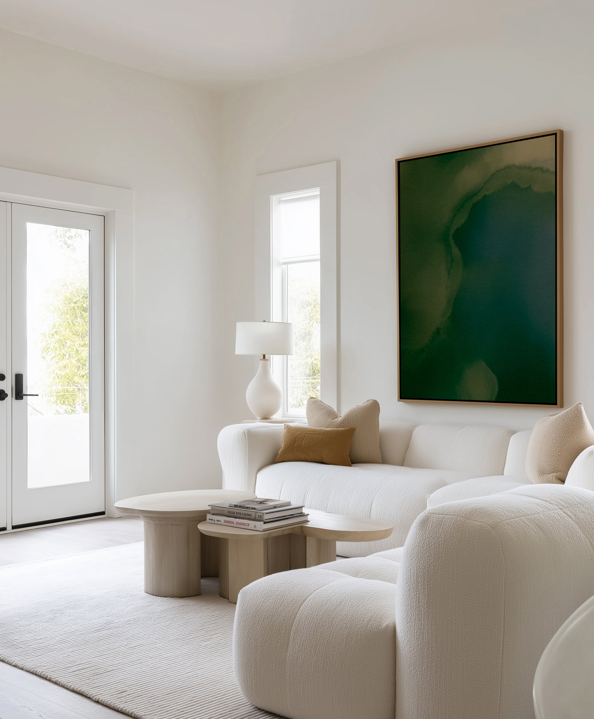Wet Canvas 18 by Shatha Al Dafai | Framed Canvas Art Print