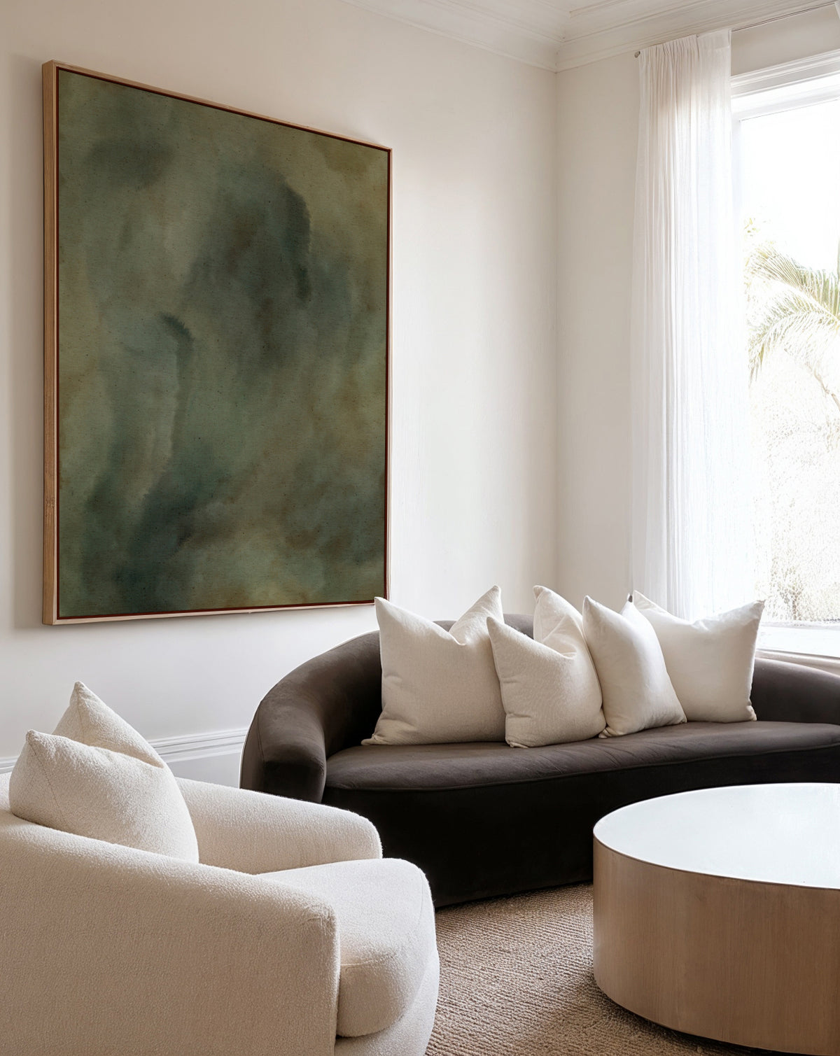 Wet Canvas 2 by Shatha Al Dafai | Framed Canvas Art Print