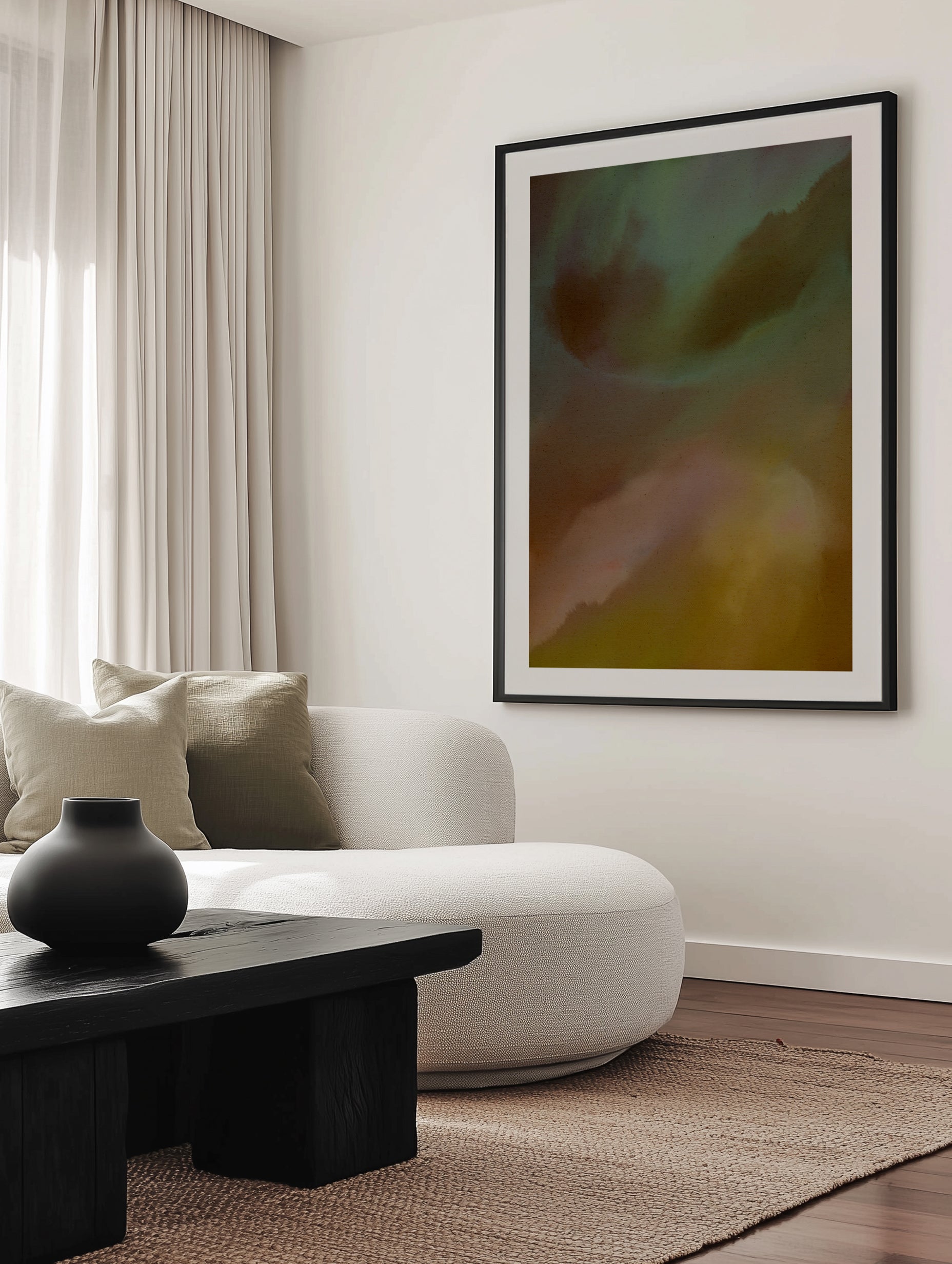 Wet Canvas 20 by Shatha Al Dafai | Art Print