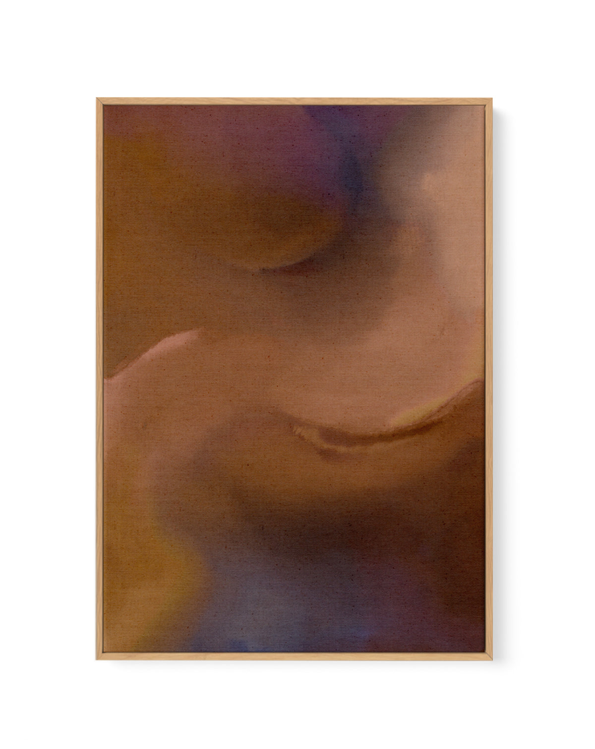 Wet Canvas 21 by Shatha Al Dafai | Framed Canvas Art Print