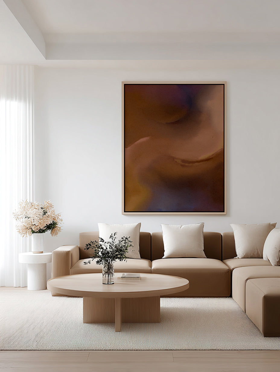 Wet Canvas 21 by Shatha Al Dafai | Framed Canvas Art Print