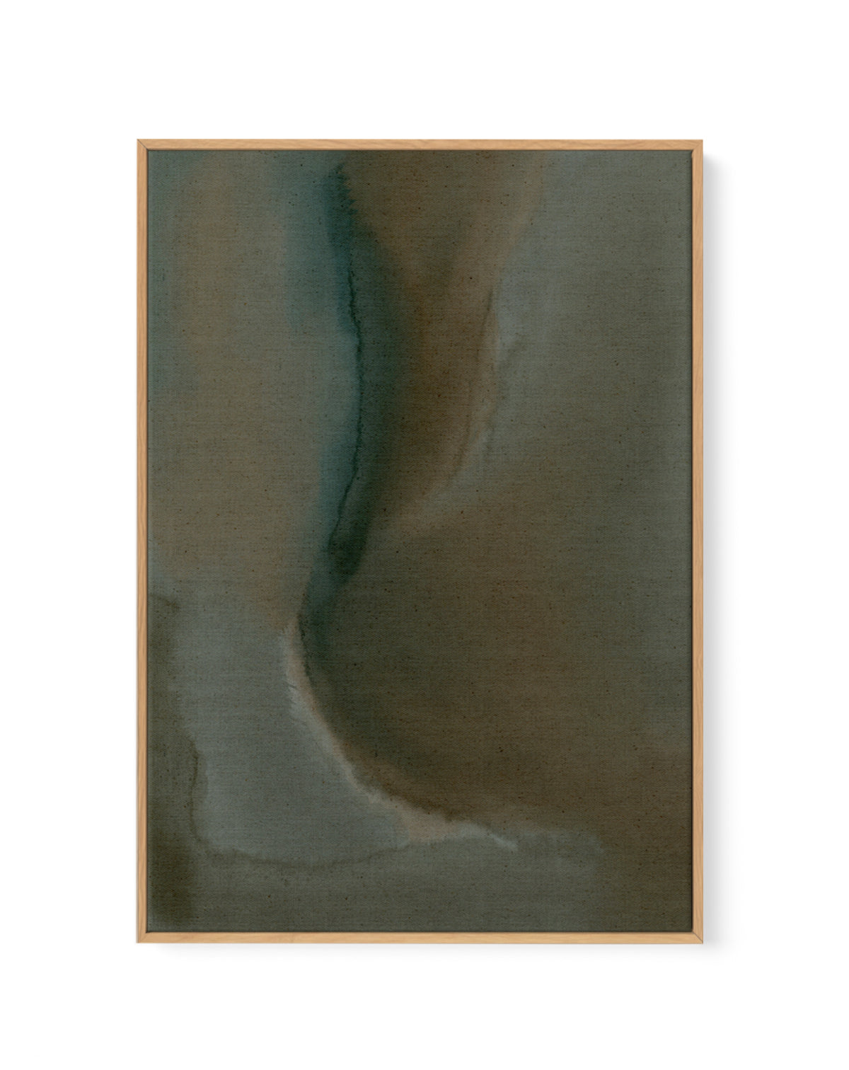 Wet Canvas 23 by Shatha Al Dafai | Framed Canvas Art Print
