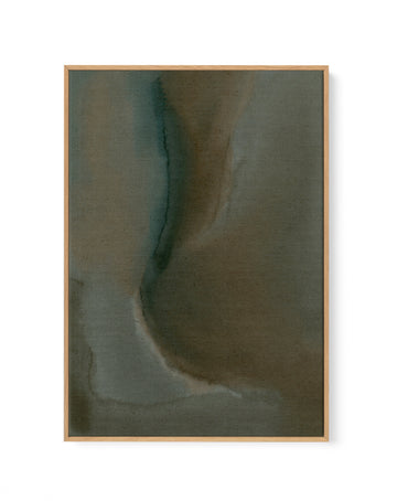 Wet Canvas 23 by Shatha Al Dafai | Framed Canvas Art Print