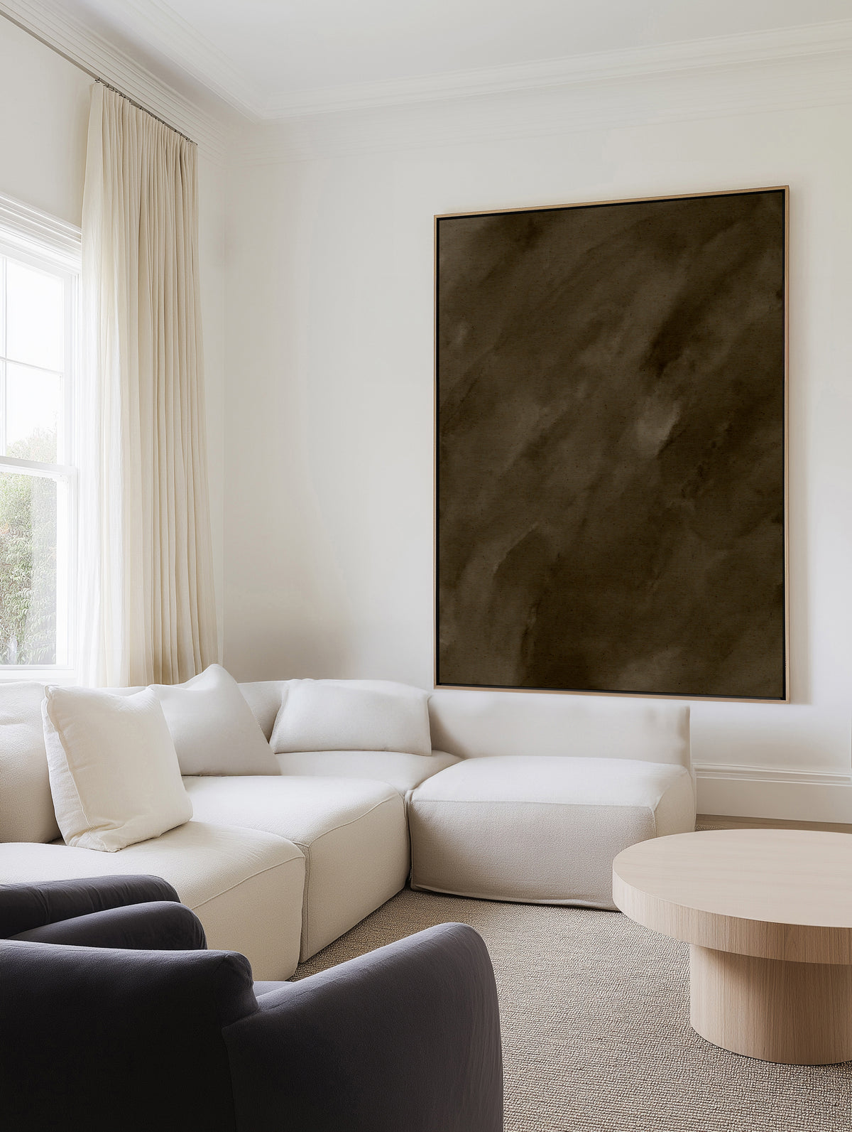 Wet Canvas 4 by Shatha Al Dafai | Framed Canvas Art Print
