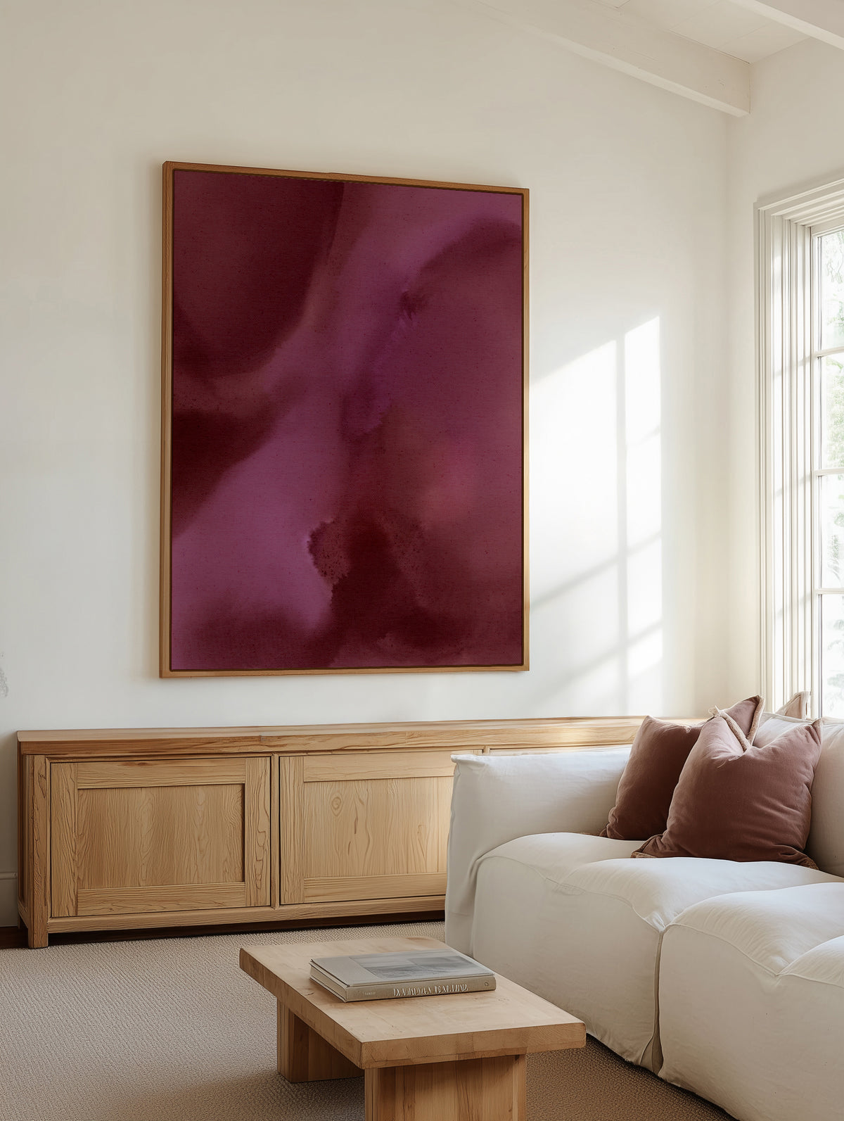 Wet Canvas 7 by Shatha Al Dafai | Framed Canvas Art Print