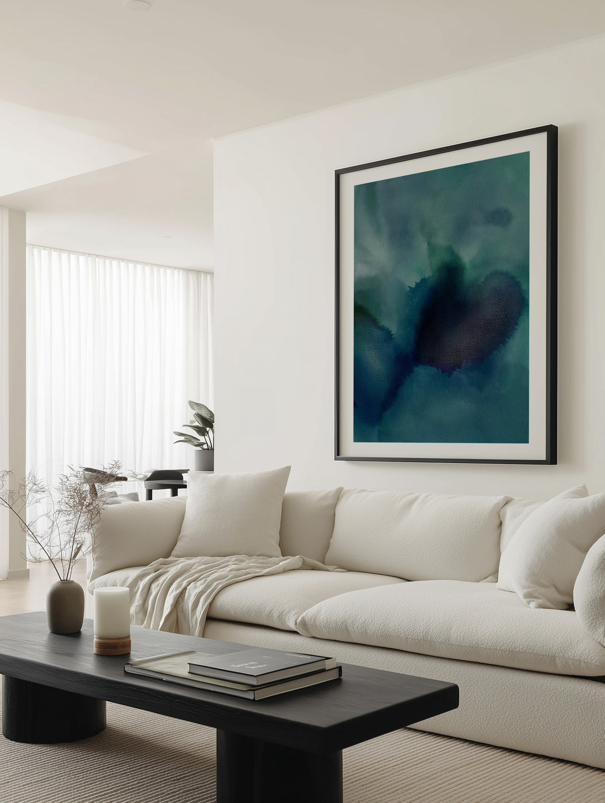 Wet Canvas 9 by Shatha Al Dafai | Art Print