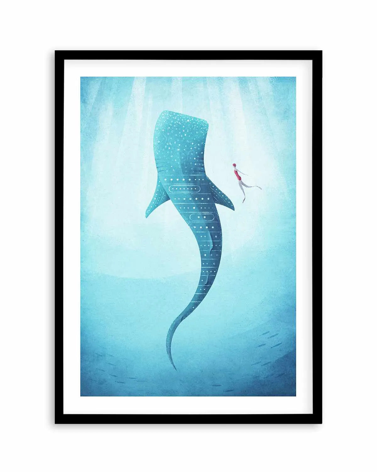 Whale Shark by Henry Rivers Art Print from Olive et Oriel where you can shop wallpaper and artworks online
