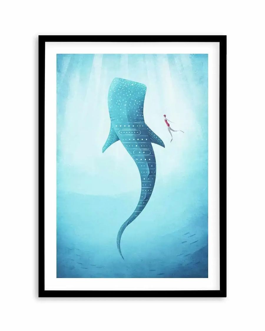Whale Shark by Henry Rivers Art Print from Olive et Oriel where you can shop wallpaper and artworks online