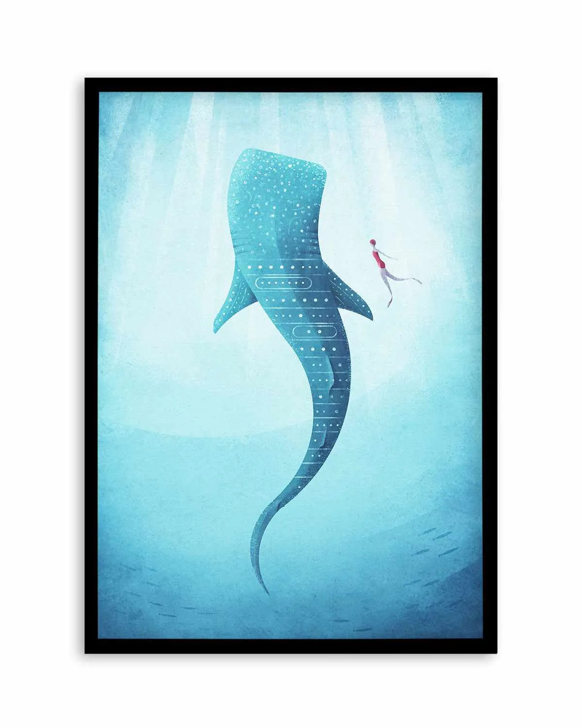 Whale Shark by Henry Rivers Art Print from Olive et Oriel where you can shop wallpaper and artworks online