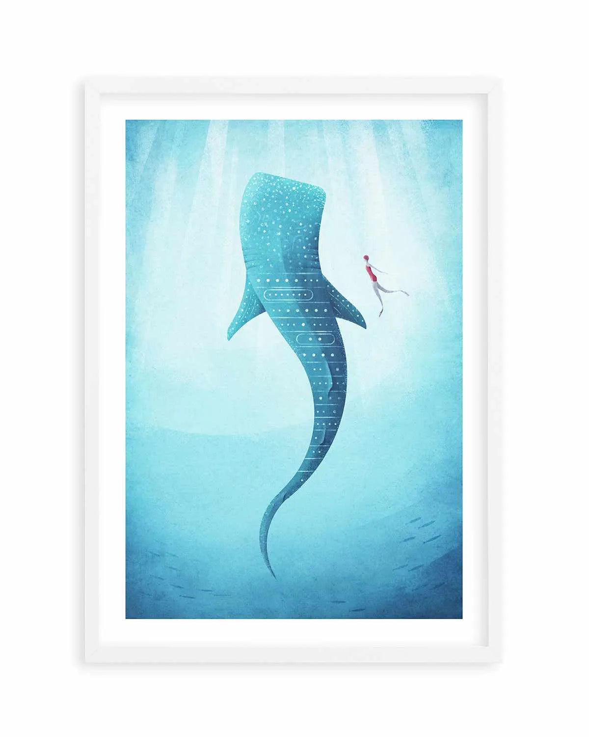 Whale Shark by Henry Rivers Art Print from Olive et Oriel where you can shop wallpaper and artworks online