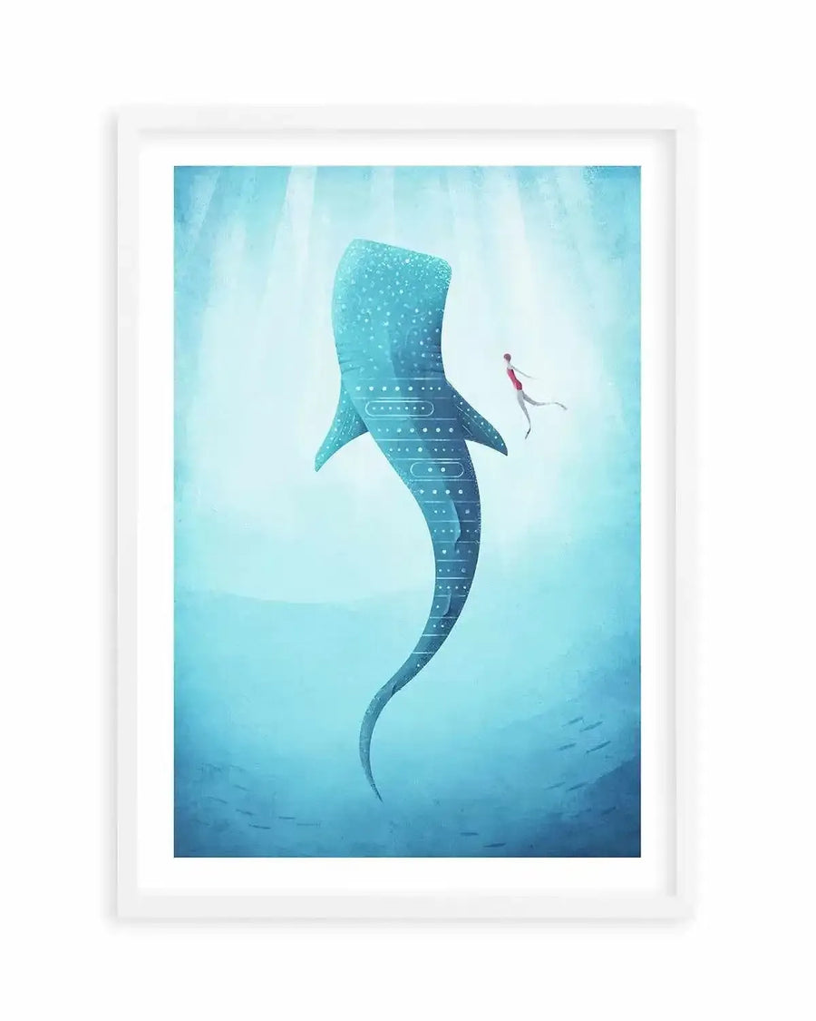 Whale Shark by Henry Rivers Art Print from Olive et Oriel where you can shop wallpaper and artworks online