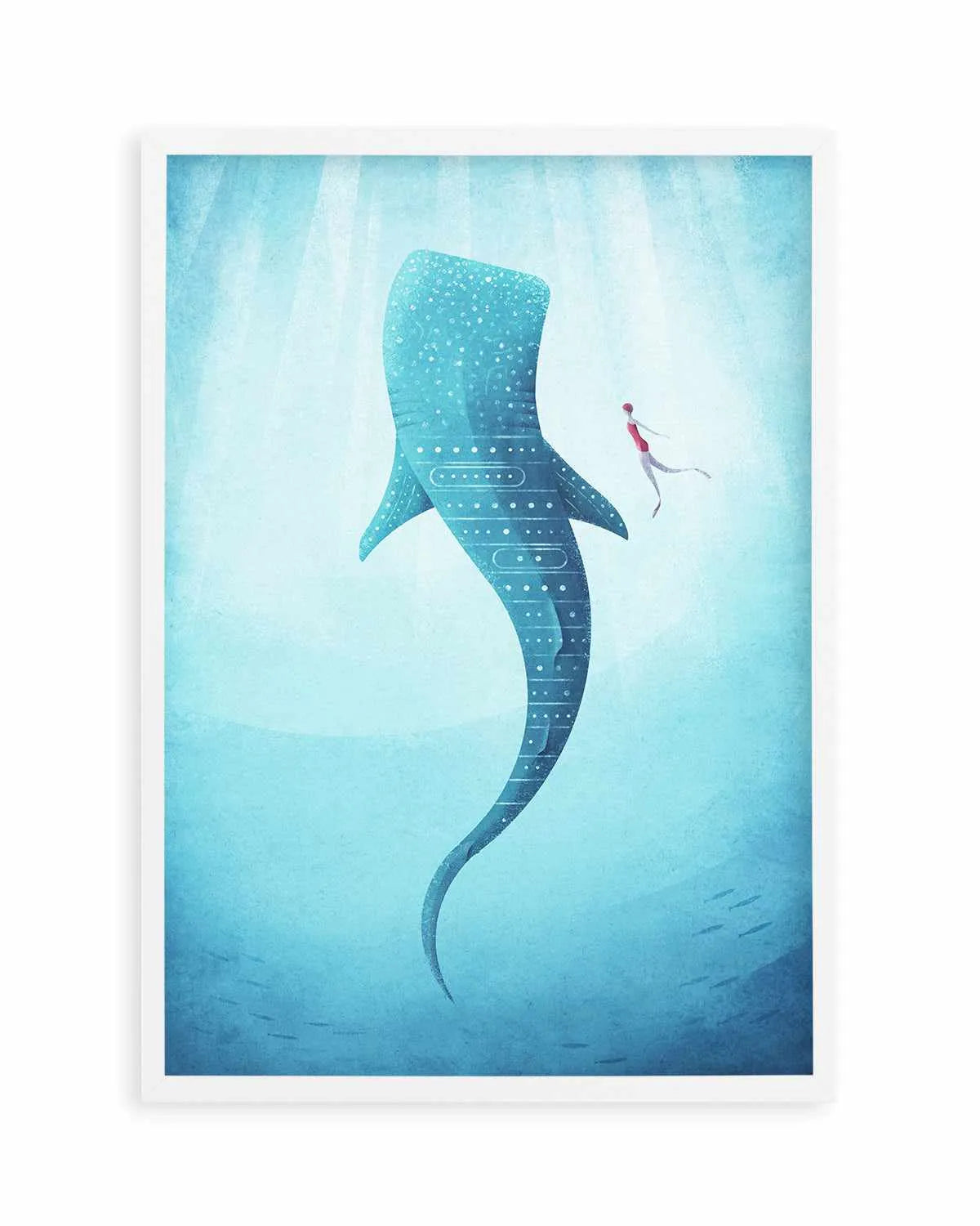 Whale Shark by Henry Rivers Art Print from Olive et Oriel where you can shop wallpaper and artworks online