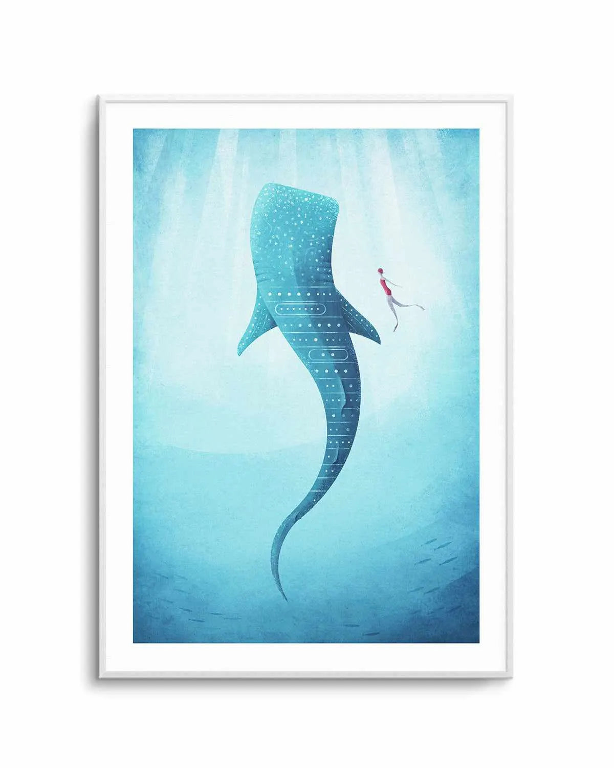 Whale Shark by Henry Rivers Art Print from Olive et Oriel where you can shop wallpaper and artworks online
