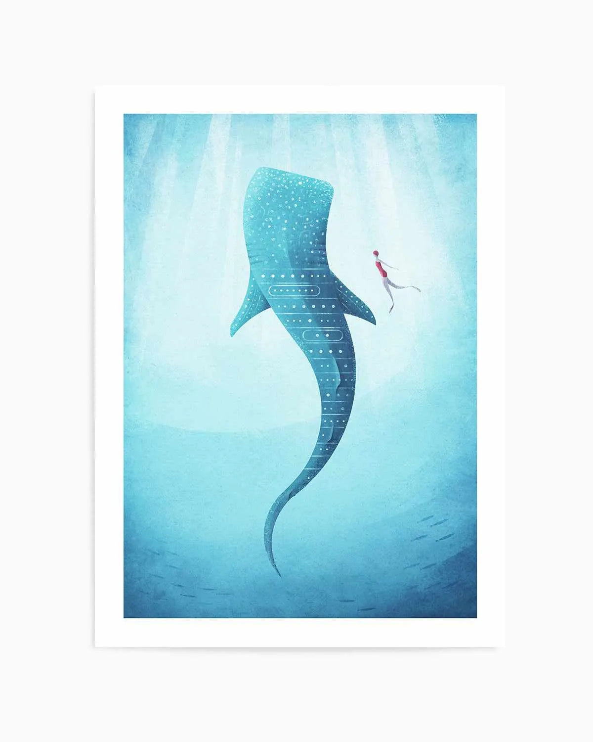 Whale Shark by Henry Rivers Art Print from Olive et Oriel where you can shop wallpaper and artworks online