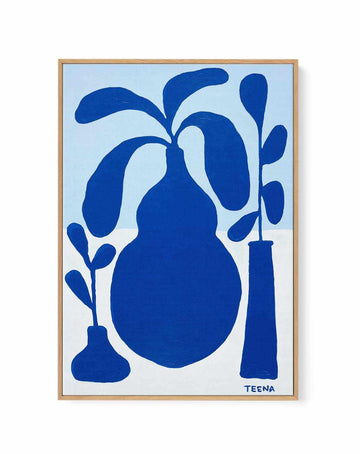 What A Pleasure by Teena Zerefos | Framed Canvas Art Print from Olive et Oriel where you can shop wallpaper and artworks online