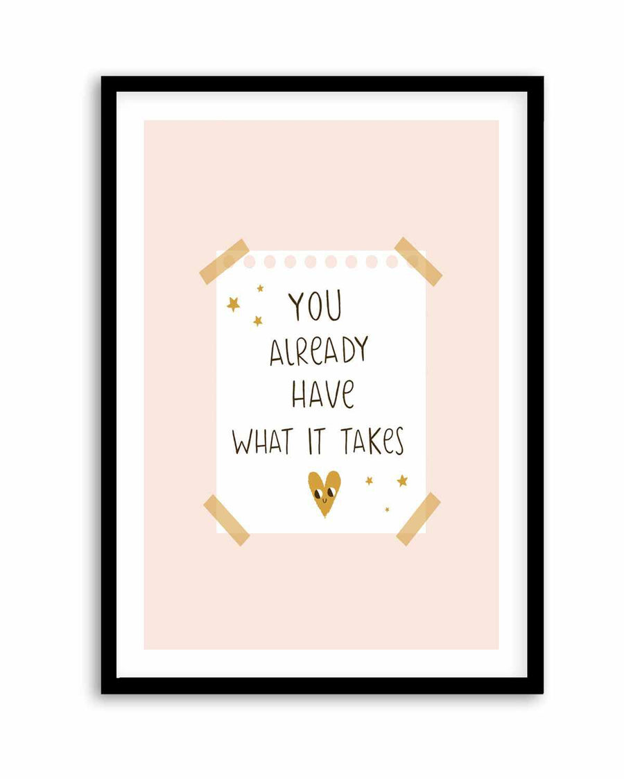 What It Takes | Art Print from Olive et Oriel where you can shop wallpaper and artworks online