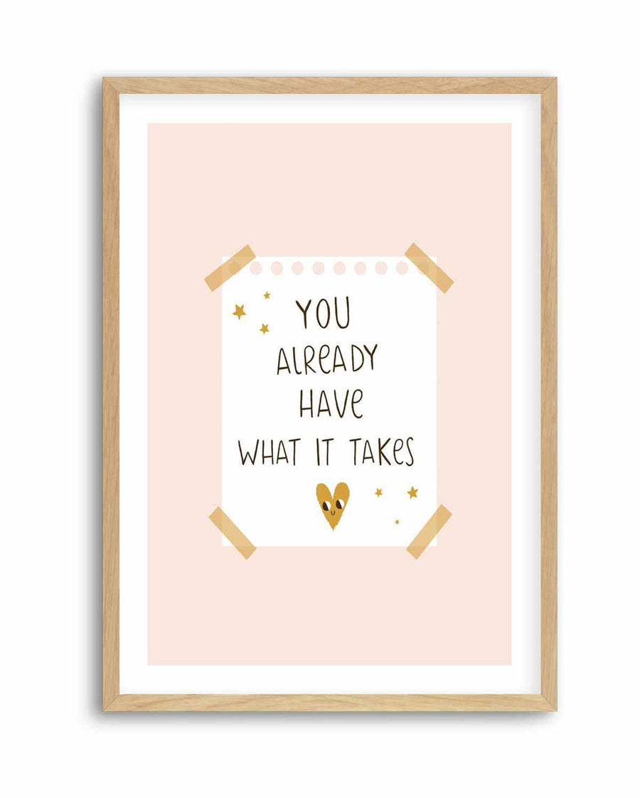 What It Takes | Art Print from Olive et Oriel where you can shop wallpaper and artworks online