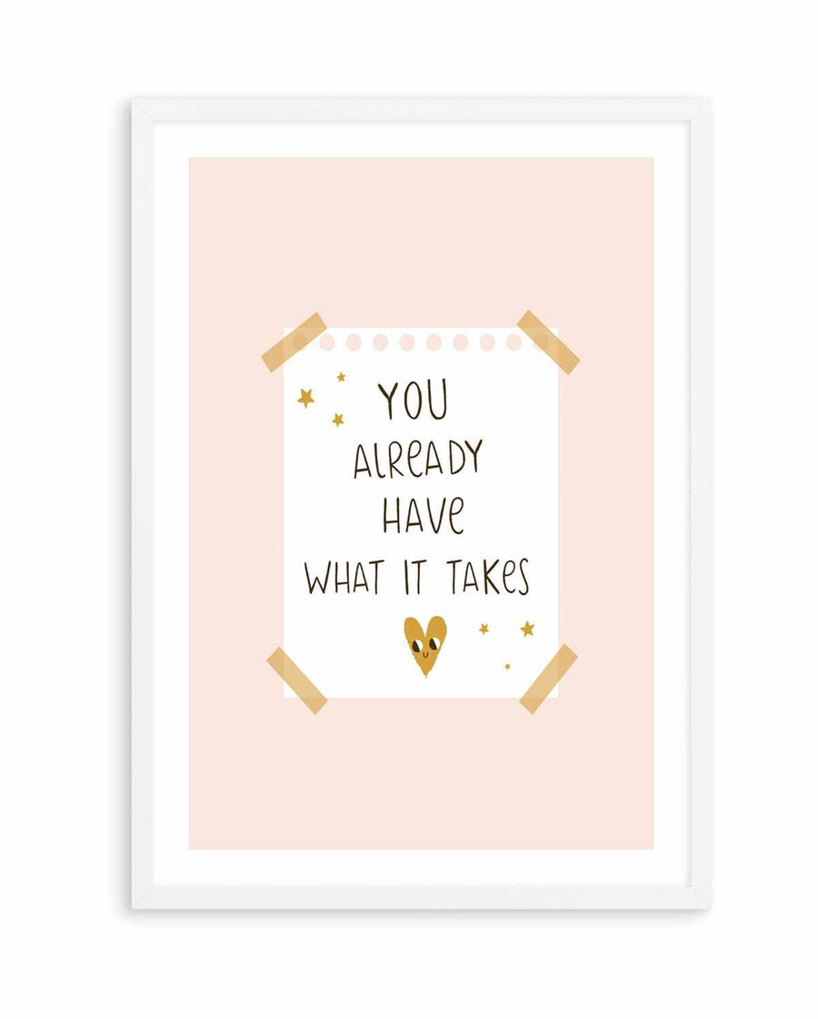 What It Takes | Art Print from Olive et Oriel where you can shop wallpaper and artworks online