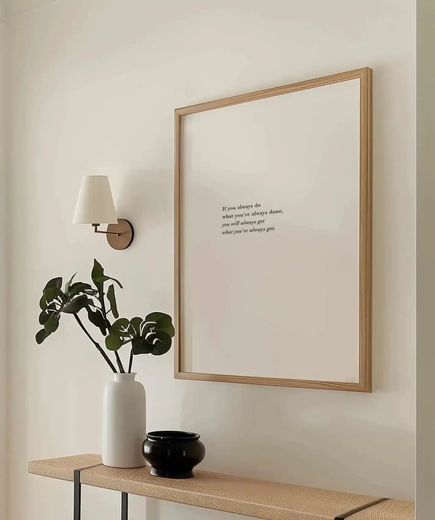 What You've Always Done Art Print from Olive et Oriel where you can shop wallpaper and artworks online