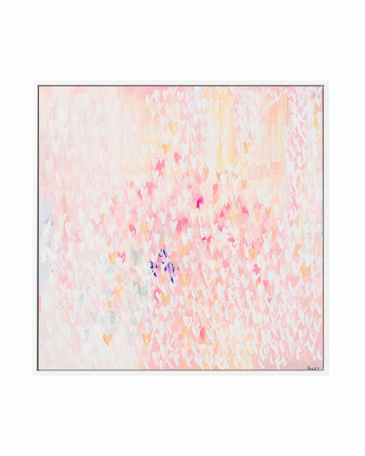 Whats Love Gotta Do With It by Jackie Green | Framed Canvas Art Print from Olive et Oriel where you can shop wallpaper and artworks online