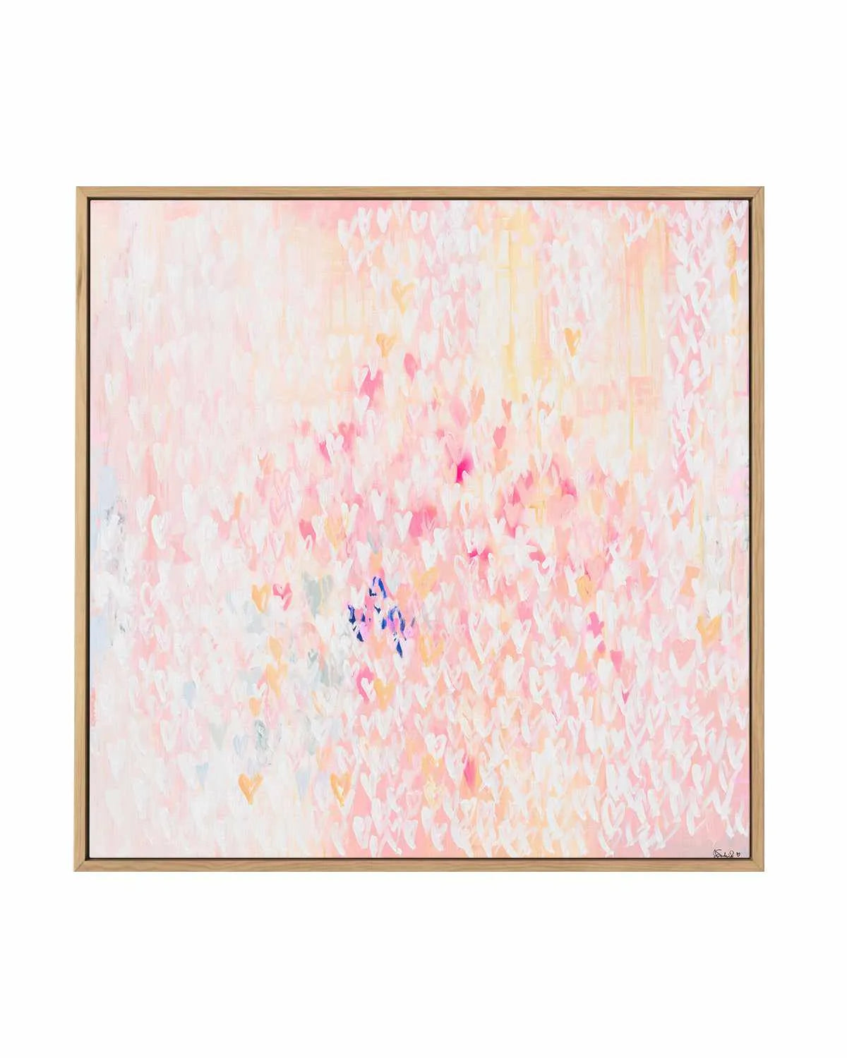 Whats Love Gotta Do With It by Jackie Green | Framed Canvas Art Print from Olive et Oriel where you can shop wallpaper and artworks online