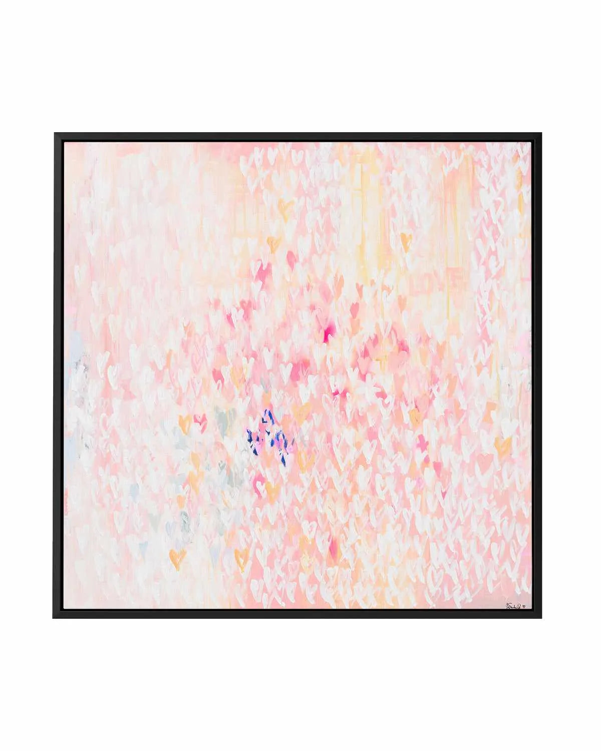 Whats Love Gotta Do With It by Jackie Green | Framed Canvas Art Print from Olive et Oriel where you can shop wallpaper and artworks online