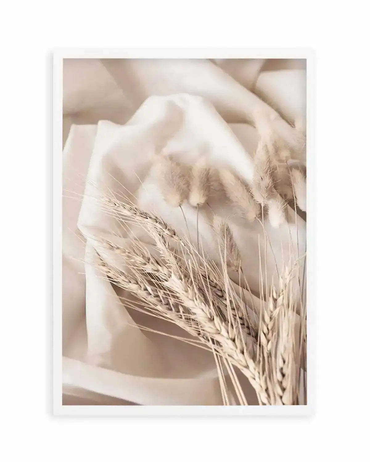 Wheat & Rabbit Tails Art Print from Olive et Oriel where you can shop wallpaper and artworks online