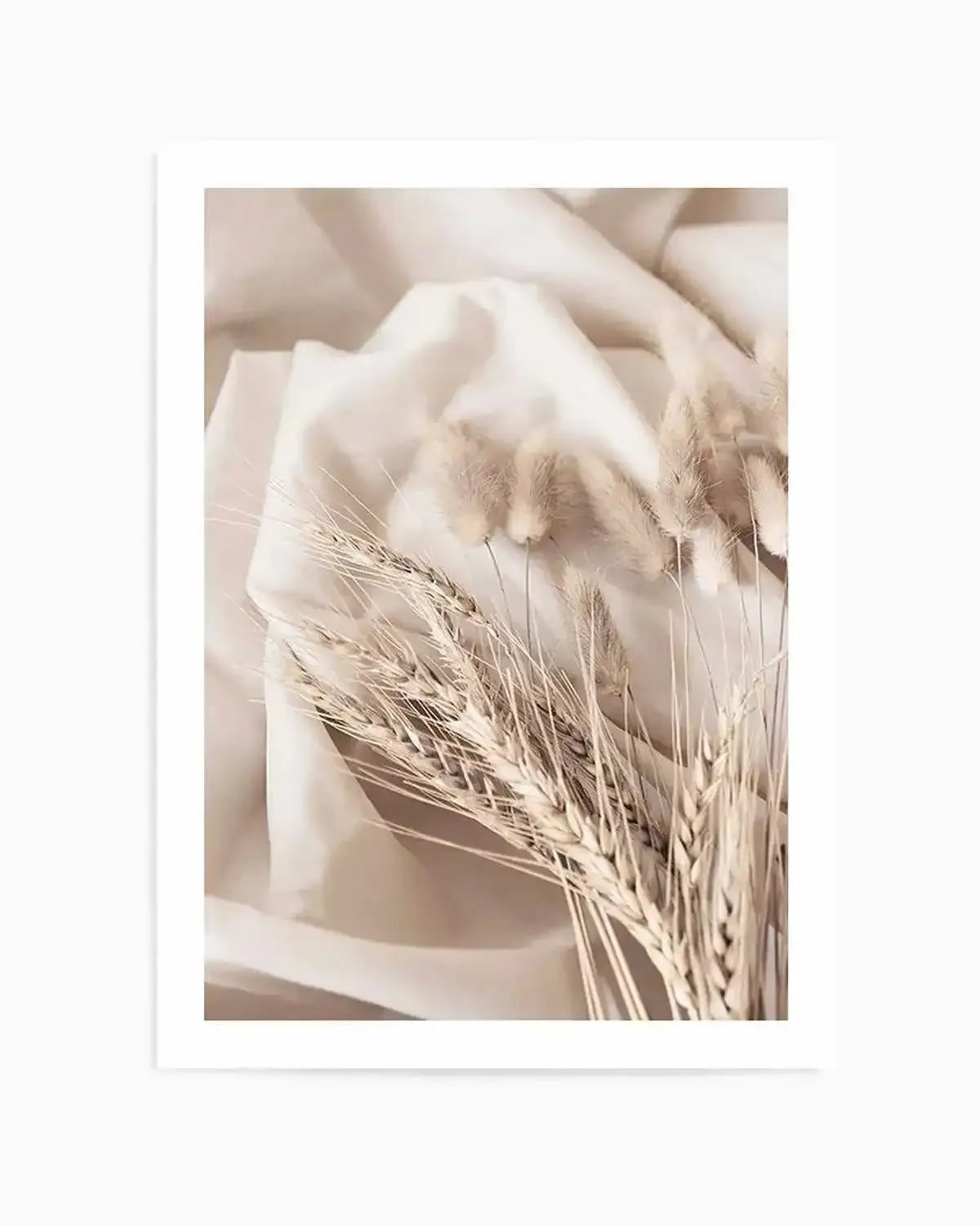 Wheat & Rabbit Tails Art Print from Olive et Oriel where you can shop wallpaper and artworks online