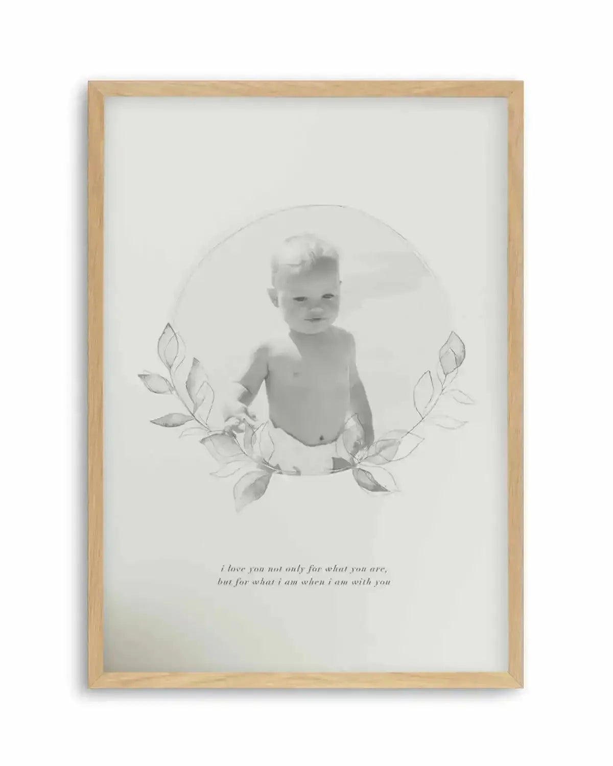 When I Am With You | Custom Photo Design Art Print from Olive et Oriel where you can shop wallpaper and artworks online