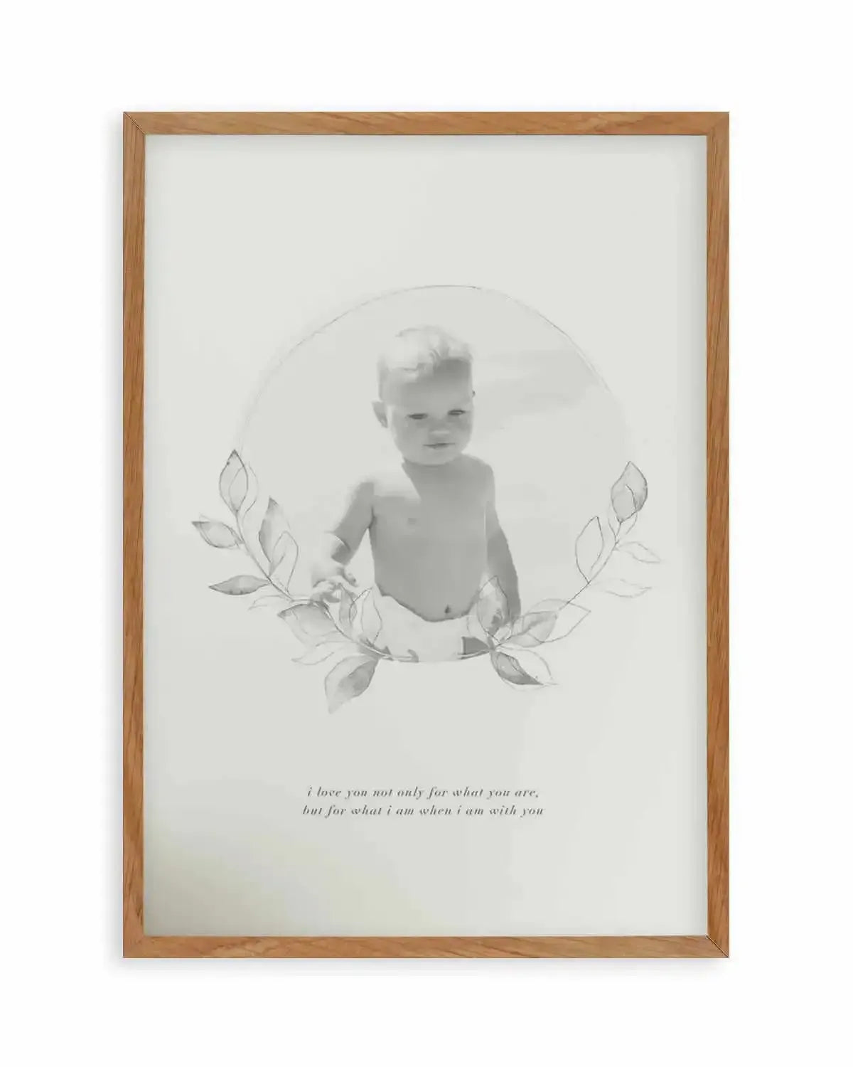 When I Am With You | Custom Photo Design Art Print from Olive et Oriel where you can shop wallpaper and artworks online