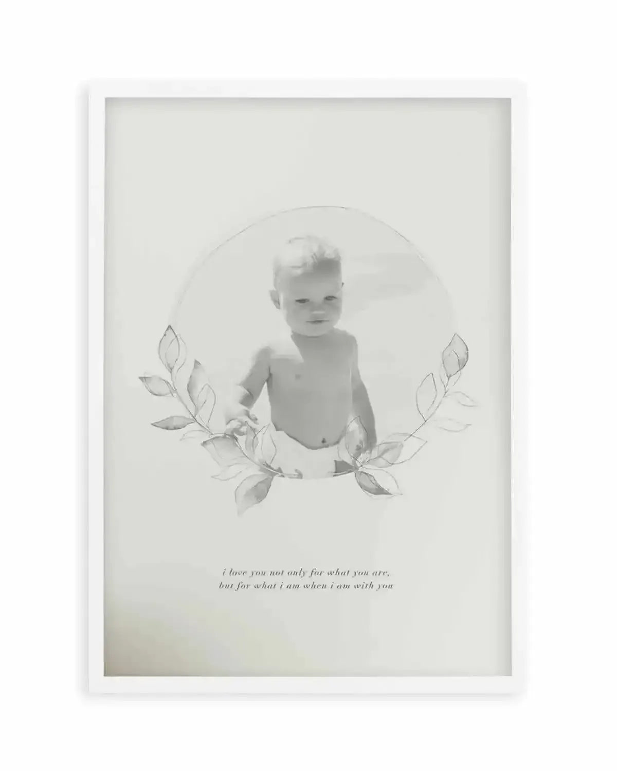 When I Am With You | Custom Photo Design Art Print from Olive et Oriel where you can shop wallpaper and artworks online