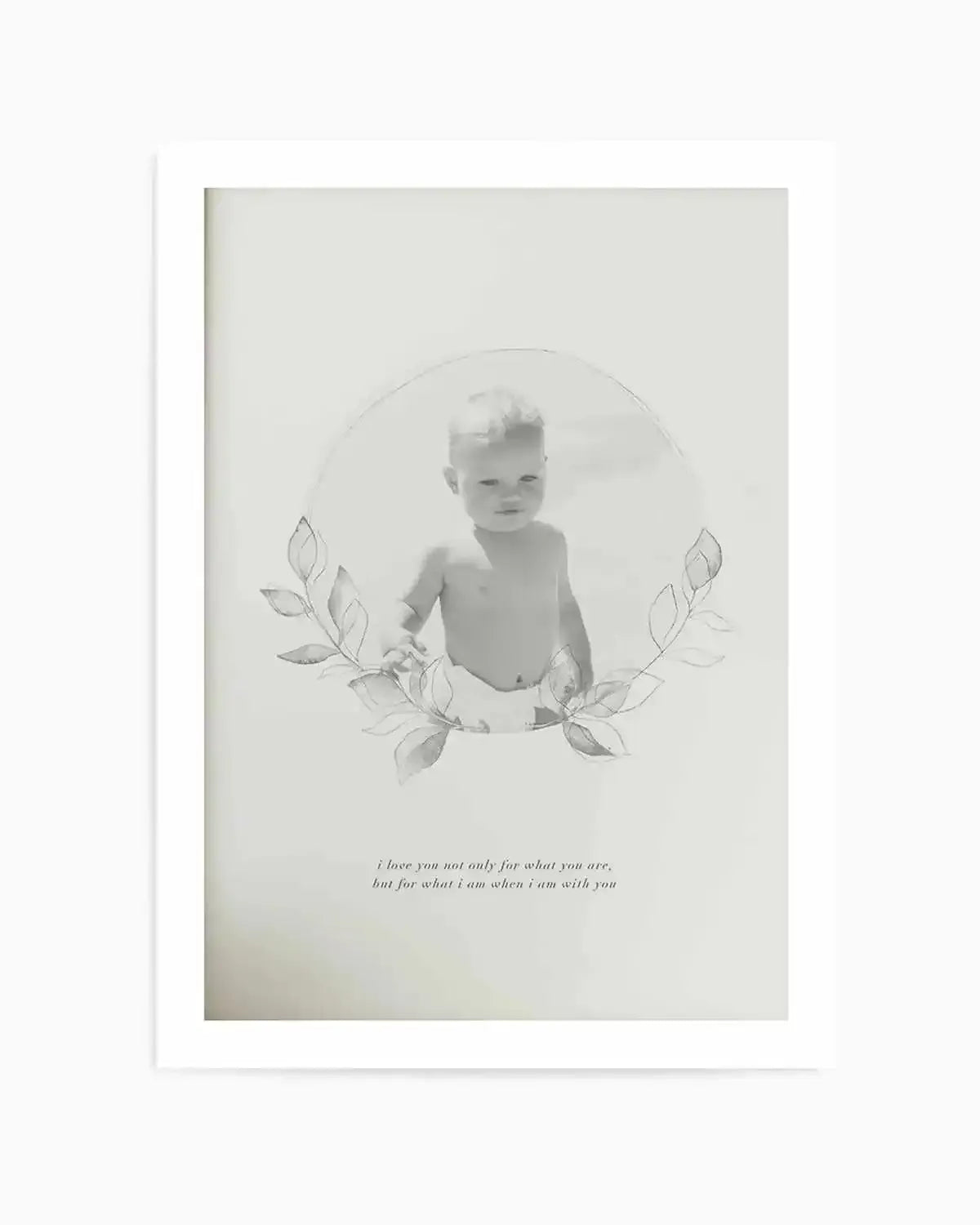 When I Am With You | Custom Photo Design Art Print from Olive et Oriel where you can shop wallpaper and artworks online