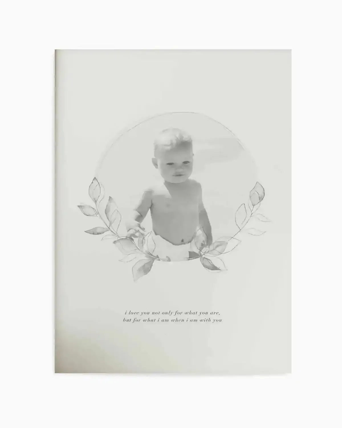 When I Am With You | Custom Photo Design Art Print from Olive et Oriel where you can shop wallpaper and artworks online
