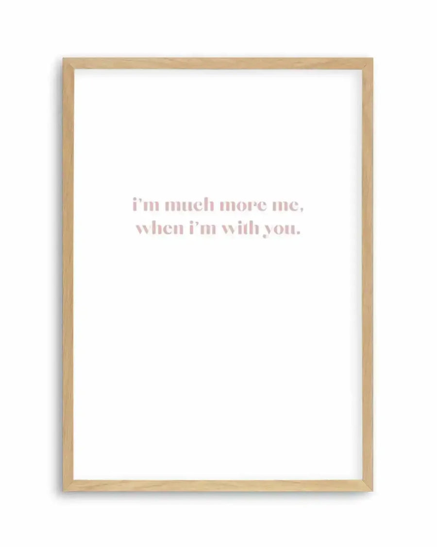 When I'm With You Art Print from Olive et Oriel where you can shop wallpaper and artworks online