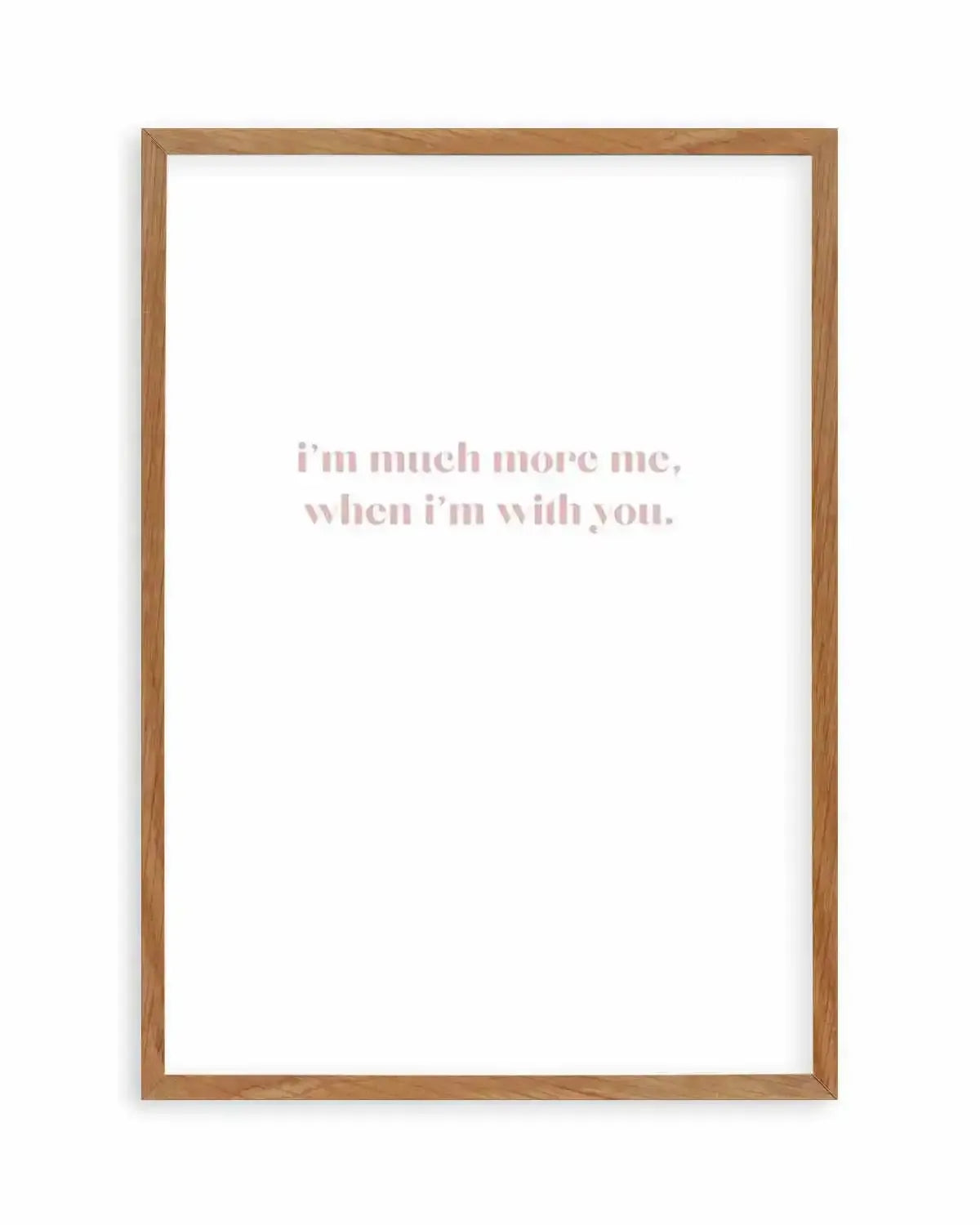 When I'm With You Art Print from Olive et Oriel where you can shop wallpaper and artworks online