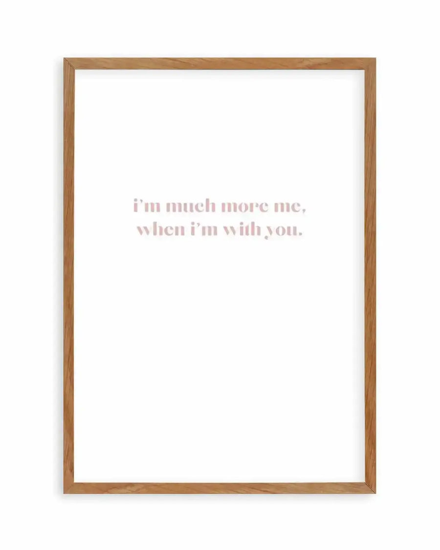 When I'm With You Art Print from Olive et Oriel where you can shop wallpaper and artworks online