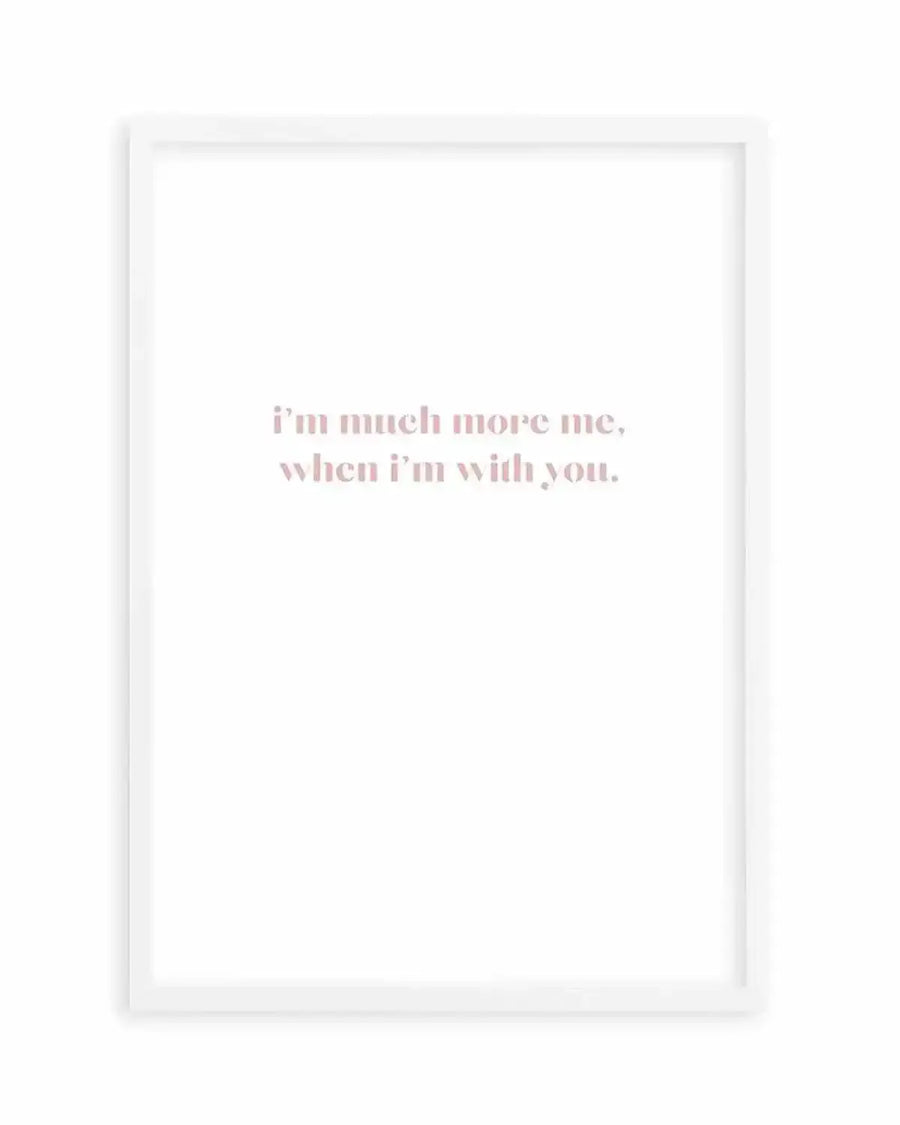When I'm With You Art Print from Olive et Oriel where you can shop wallpaper and artworks online