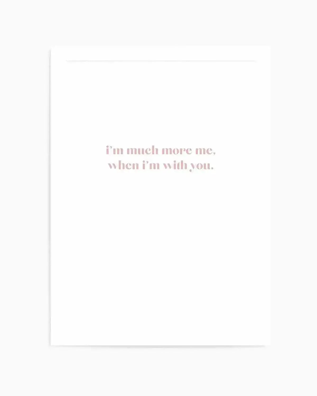 When I'm With You Art Print from Olive et Oriel where you can shop wallpaper and artworks online