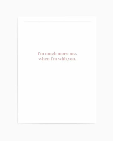 When I'm With You Art Print from Olive et Oriel where you can shop wallpaper and artworks online