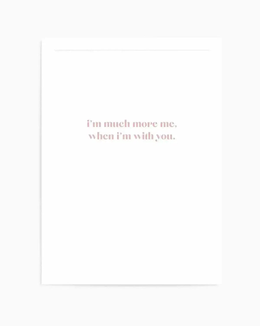 When I'm With You Art Print from Olive et Oriel where you can shop wallpaper and artworks online