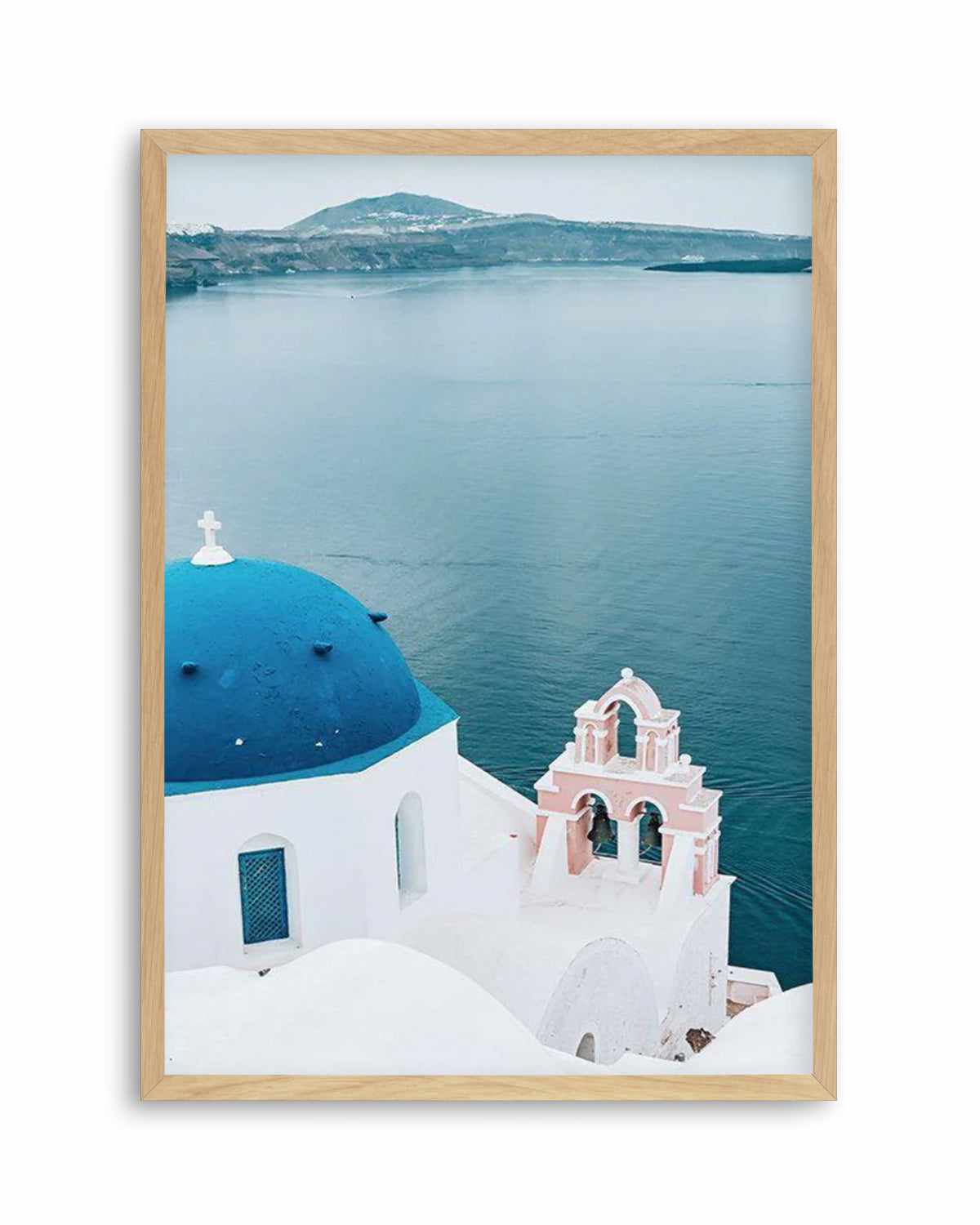 When In Santorini   Art Print