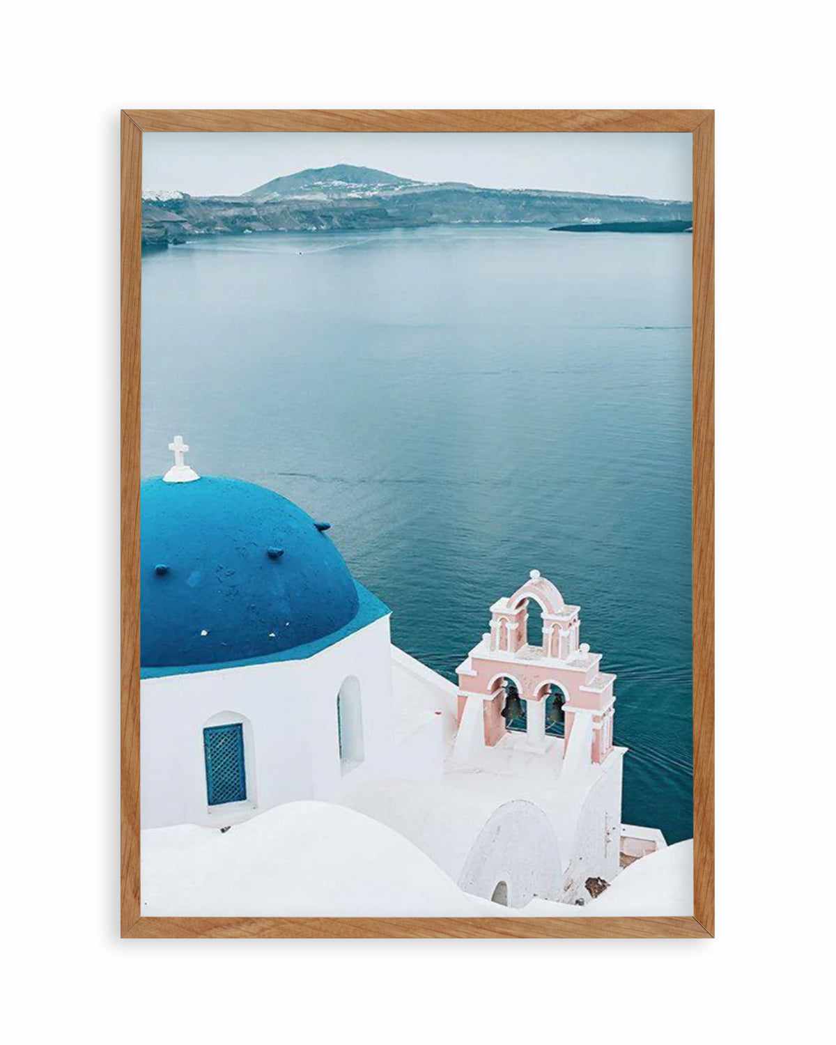 When In Santorini   Art Print