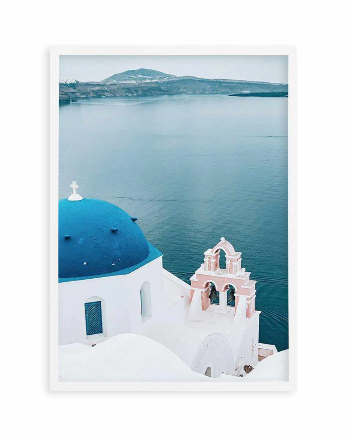 When In Santorini   Art Print