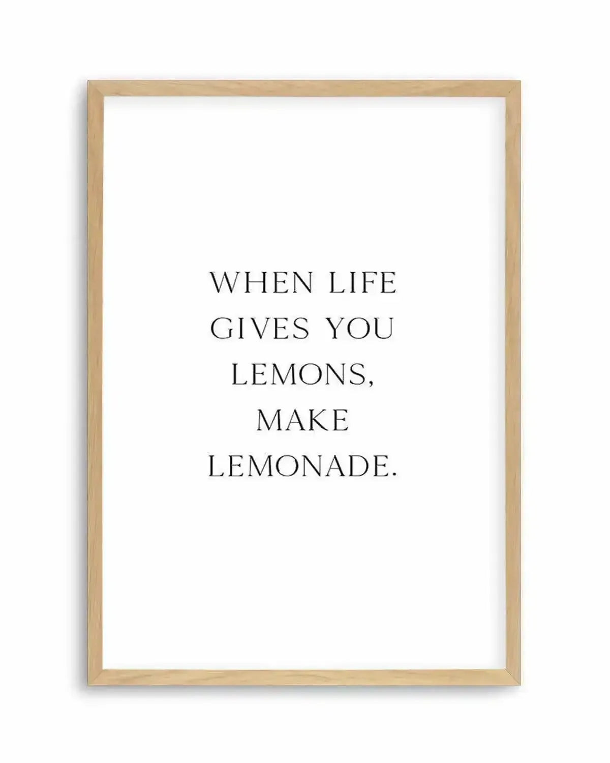 When Life Gives You Lemons Art Print from Olive et Oriel where you can shop wallpaper and artworks online