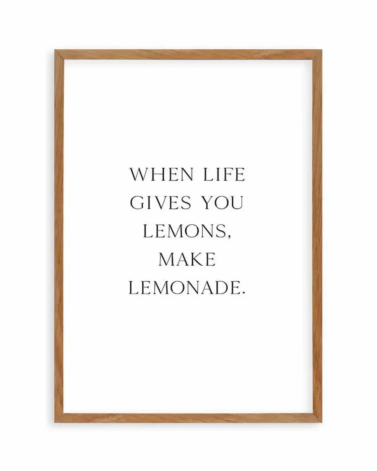 When Life Gives You Lemons Art Print from Olive et Oriel where you can shop wallpaper and artworks online