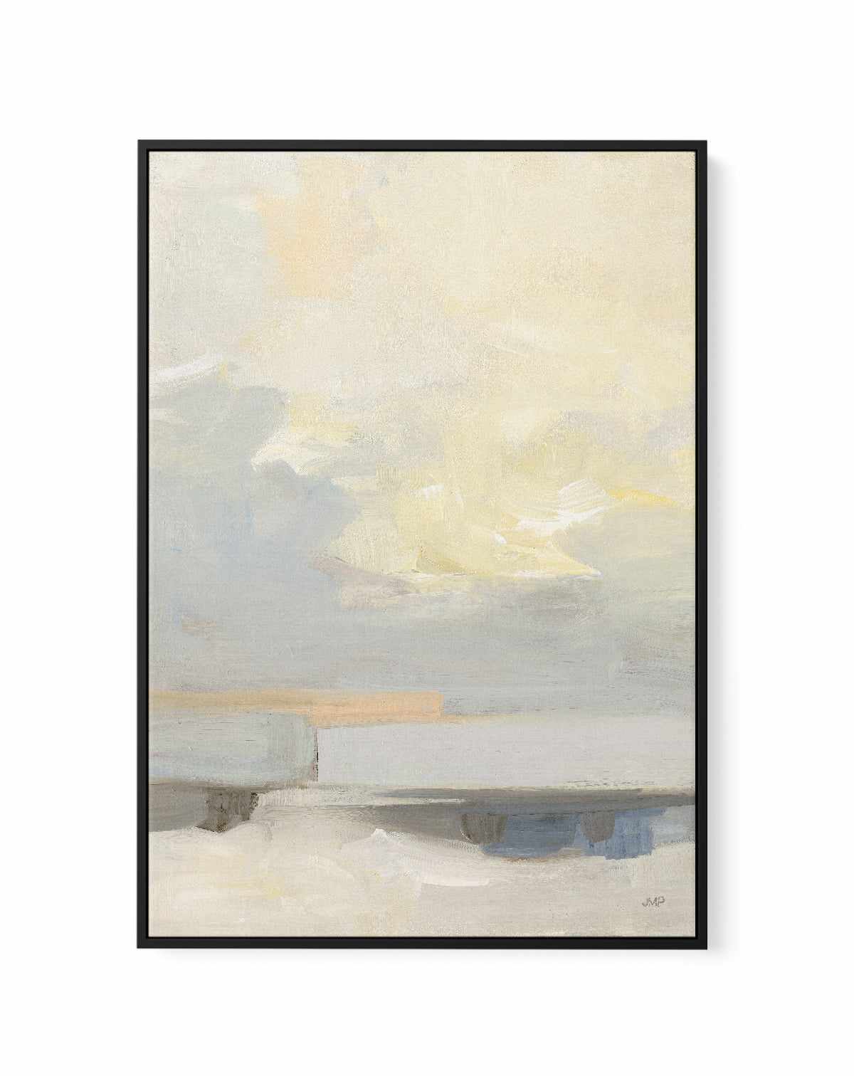 Where Land Meets Sky Crop | Framed Canvas Art Print