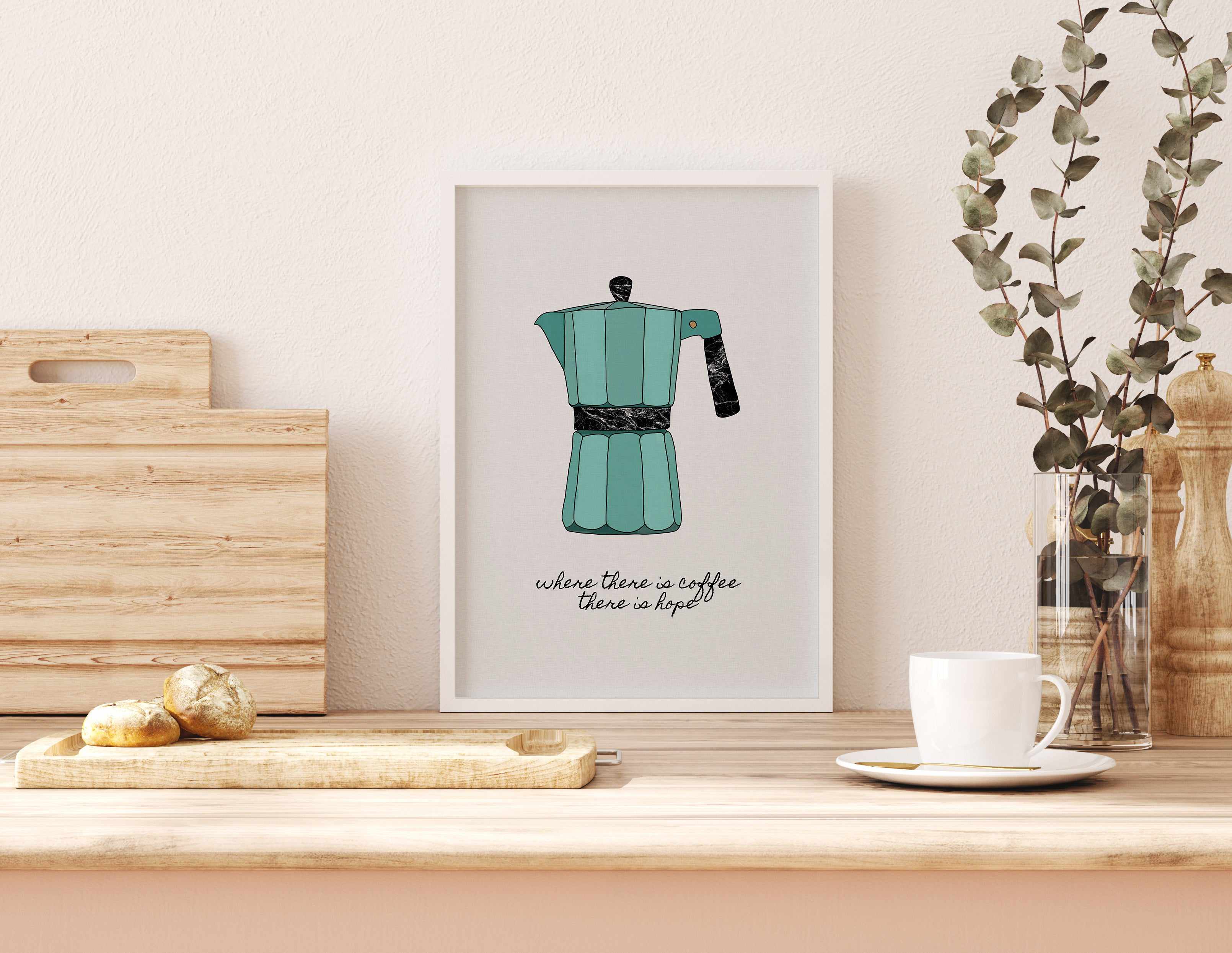 Where There Is Coffee by Orara Studio | Art Print